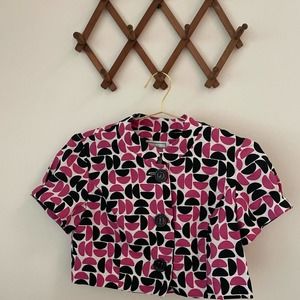 Geometric Vintage Crop Top